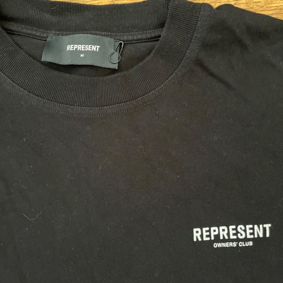 Represent Owners' Club Black T-Shirt Sz Med  **Authentic** - Picture 3 of 11